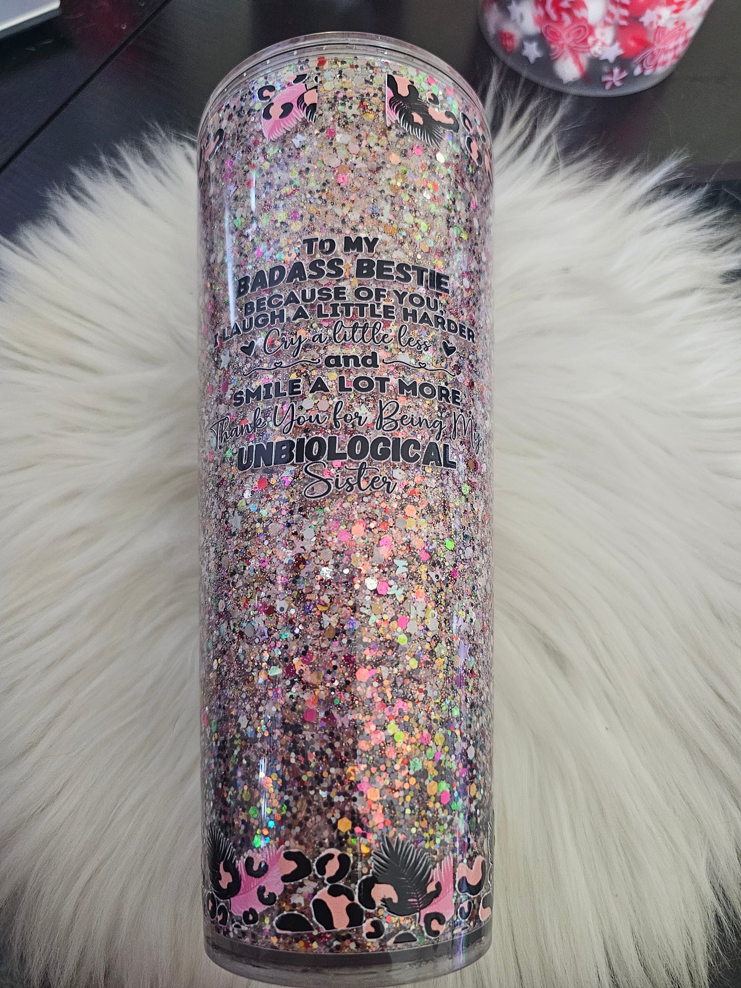 Besties 24oz Snowglobe Cup