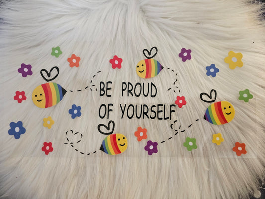 Be proud of yourself